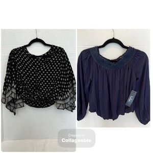 Bundle of 2 Lulus crop top (barely worn or brand new with tags)